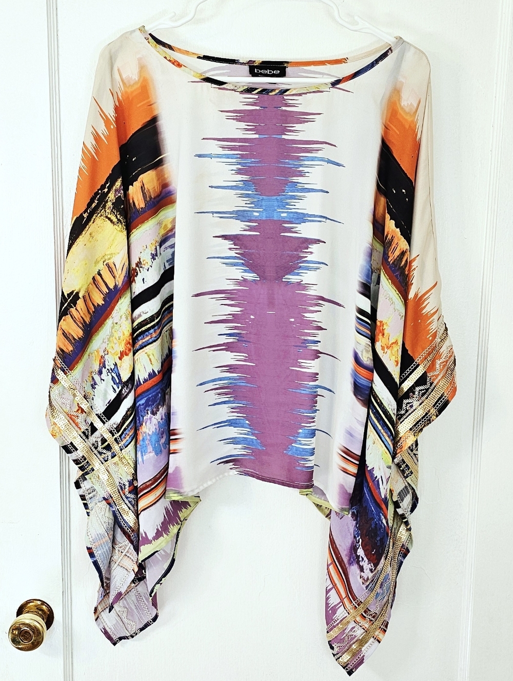 Bebe Butterfly Sleeve Blouse